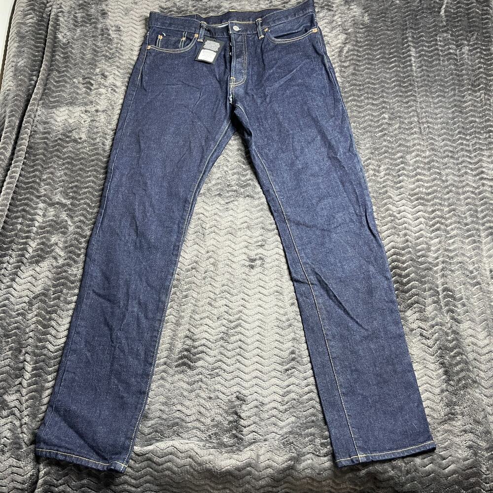 Buck Mason Men's D001 Dark Wash Maverick Slim Jean Size 33x34 NWT